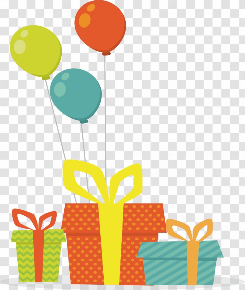 Balloon Gift - Artworks - Color With Balloons Transparent PNG