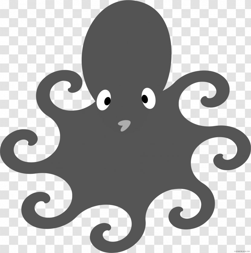 Octopus Clip Art Menu Designs Free Content Animal Silhouettes - Silhouette Transparent PNG