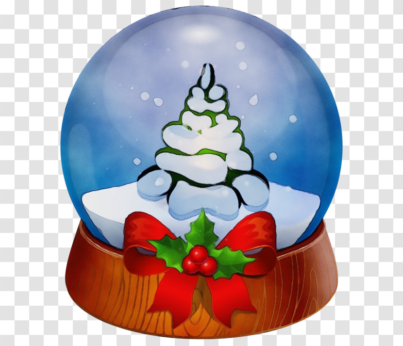 Christmas Snow Globe Transparent PNG