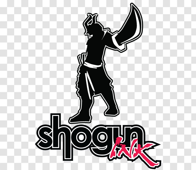 Logo Brand Character White Font - Shogun Transparent PNG