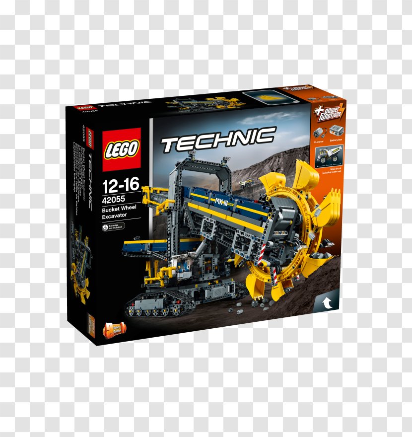 Lego Technic Bucket-wheel Excavator Minifigure Toy Transparent PNG