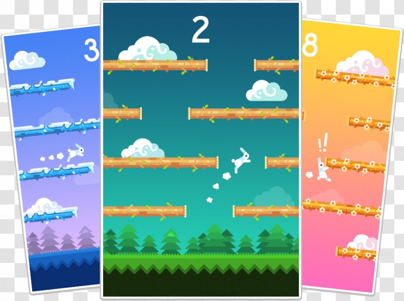 App Store Game Dunk Line Knife Hit Apple - Jumping Bunny Transparent PNG