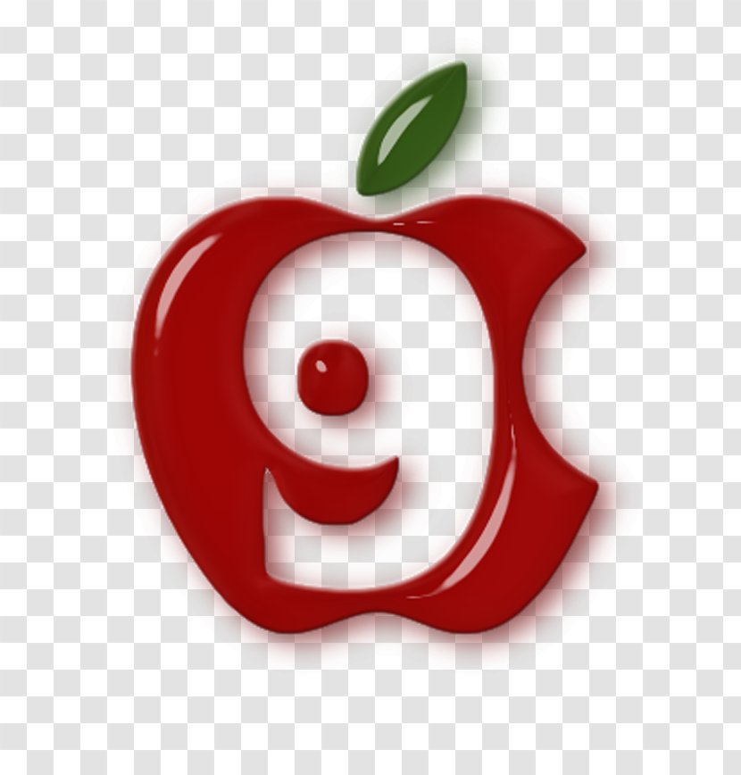 Alphabet Candy Apple Letter Font - July - Smile Transparent PNG