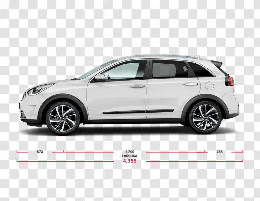 Kia Optima Car Hybrid Vehicle 2018 Niro LX - Fuel Economy In Automobiles Transparent PNG