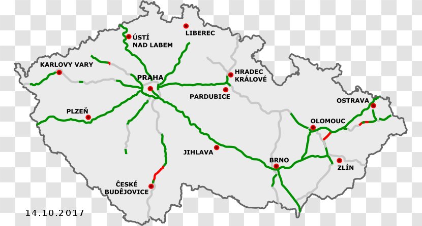 D1 Motorway D6 D0 Highways In The Czech Republic D4 - Road - Controlledaccess Highway Transparent PNG