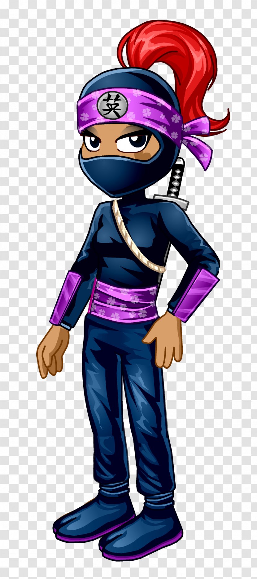 Cartoon Action & Toy Figures Purple - Fiction - Ninja Transparent PNG