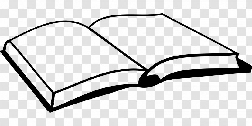 Book Drawing Clip Art - Black - Eraser Transparent PNG