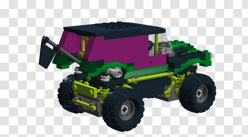 Grave Digger Monster Truck Car Toy - Agricultural Machinery - Trucks Transparent PNG