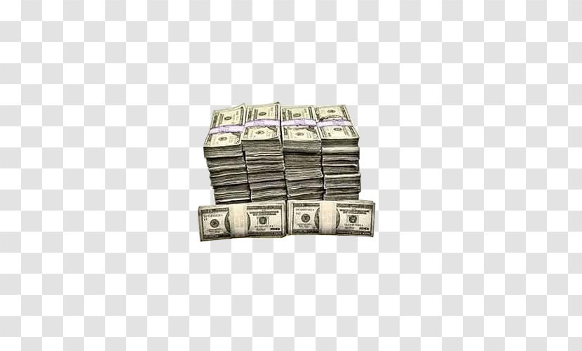 United States Dollar Money Mixtape One Hundred-dollar Bill - Hundreddollar - A Pile Of Dollars Transparent PNG