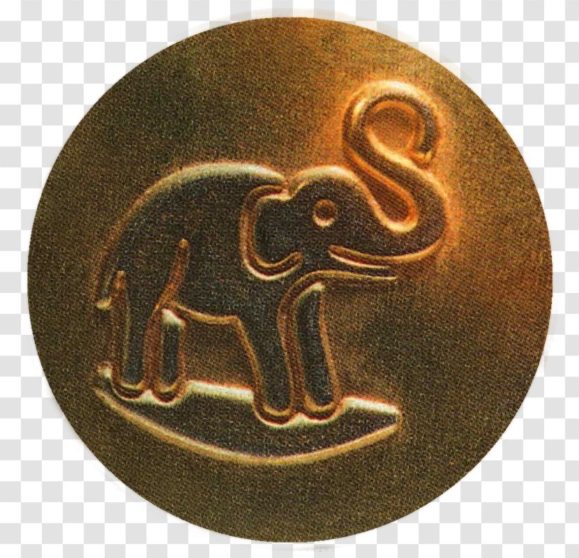 01504 Bronze Elephantidae Material Font - Brass - Richard Steiff Transparent PNG