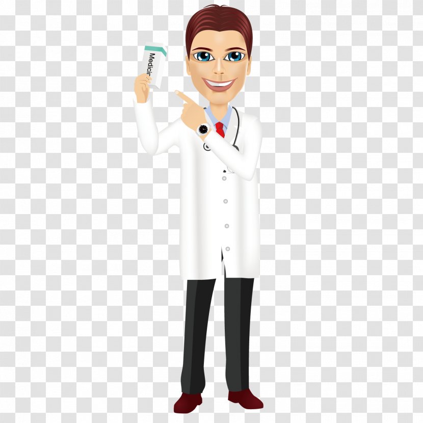Cartoon Drawing - Professional - Cute Doctor Transparent PNG