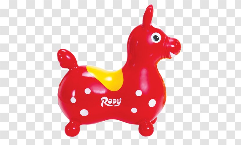 Horse Rody Space Hopper Red Child - Blue Transparent PNG