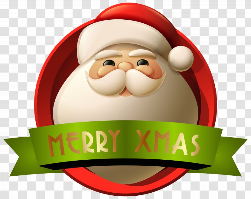 Santa Claus Christmas Decoration Clip Art - Holiday - Merry Xmas Clip-Art Image Transparent PNG