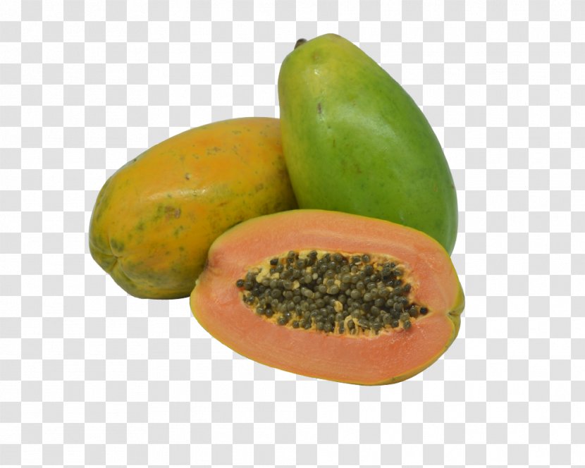Papaya Fruit Melon - Winter Squash Transparent PNG