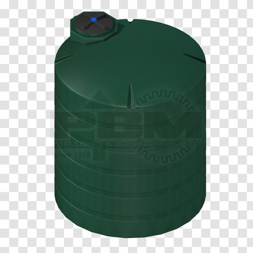 Plastic Cylinder - Green Low Polygon Transparent PNG