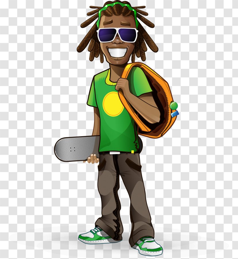 Rastafari Drawing Cartoon - Headgear Transparent PNG