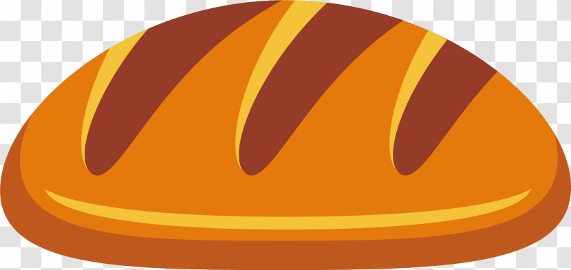 Hat Clip Art - Orange - Simple Yellow Bread Transparent PNG