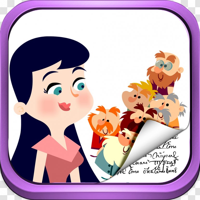 Snow White Seven Dwarfs App Store Screenshot - And The Transparent PNG