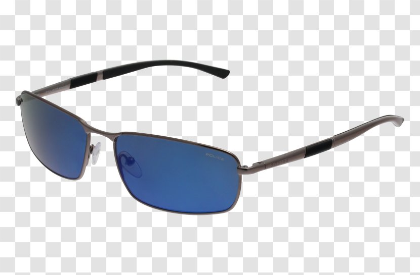 Police Sunglasses Blue Okulary Korekcyjne - Black Transparent PNG