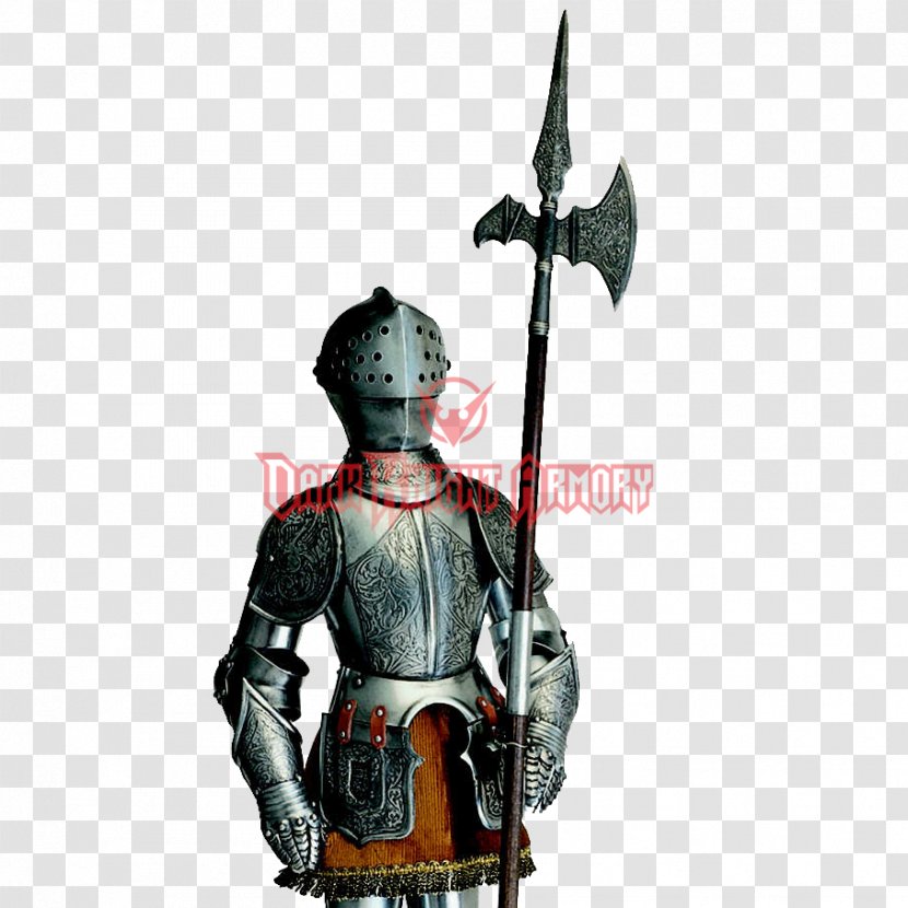 Middle Ages Plate Armour Body Armor Halberd Knight - Components Of Medieval Transparent PNG