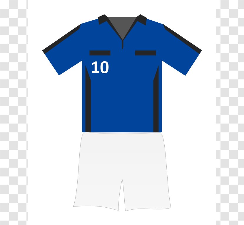 Football Jersey Uniform Kit Clip Art - Brand - Soccer Shirts Cliparts Transparent PNG