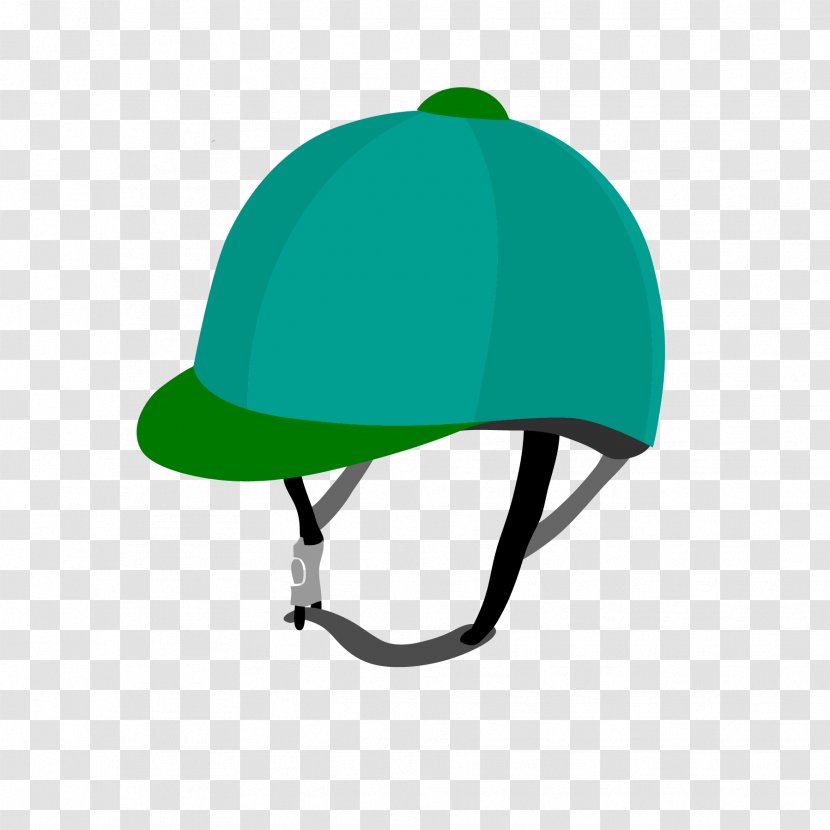Equestrian Helmet Hard Hat Ski Clip Art - Vector Green Safety Transparent PNG