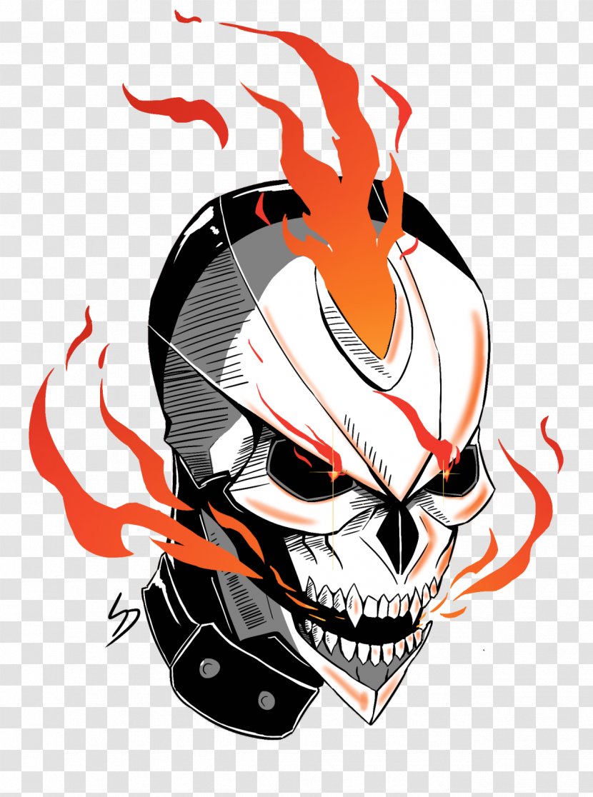 Johnny Blaze Ghost Image Illustration Clip Art - Headgear Transparent PNG