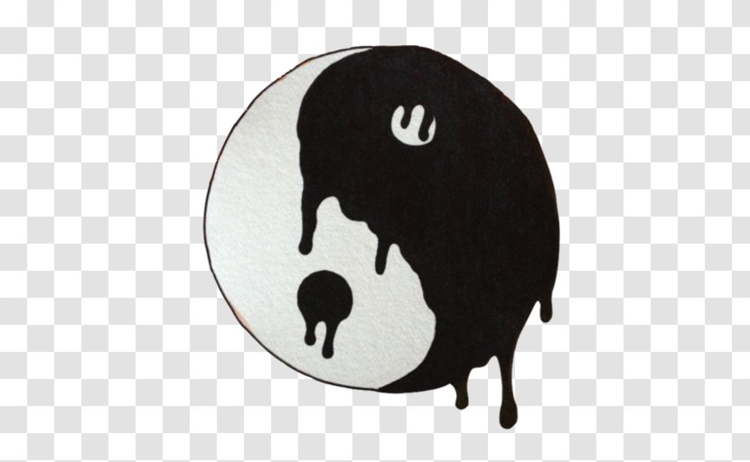 Yin And Yang Image Black White GIF - Cattle Like Mammal - We Heart It Transparent PNG