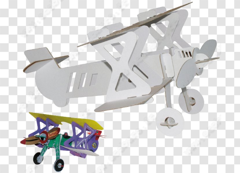 Paper Cardboard Biplane Askartelu Airplane - Propeller - Avion 44 Transparent PNG