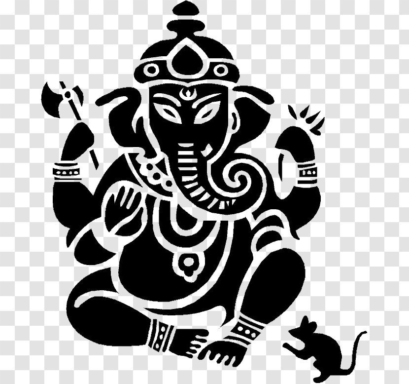 Ganesha Parvati Mahadeva Clip Art - Mythical Creature Transparent PNG