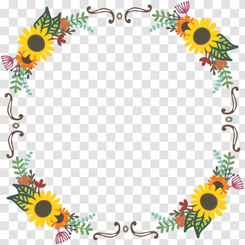 Flower Floral Design Picture Frames Clip Art - Wreath Transparent PNG