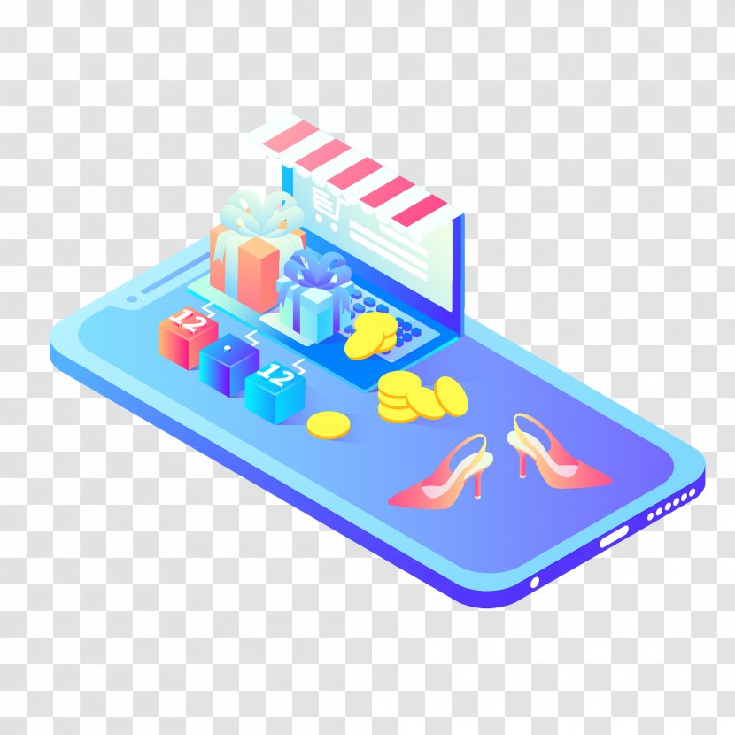 Vector Graphics Online Shopping Illustration Image - Technology - Royaltyfree Transparent PNG