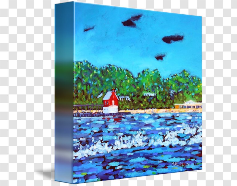 Grand Haven Painting Fine Art Work Of - Sky Transparent PNG