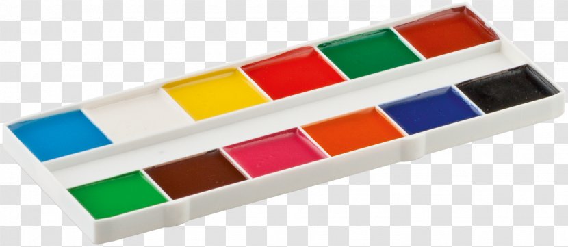 Watercolor Painting Paper Drawing Palette - Ink Spots Transparent PNG
