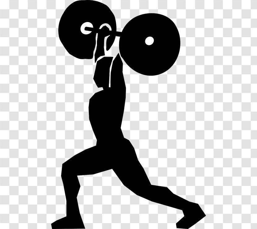 Clip Art Weight Training Vector Graphics Olympic Weightlifting Openclipart - Sports Equipment - Dumbbells Streamer Transparent PNG