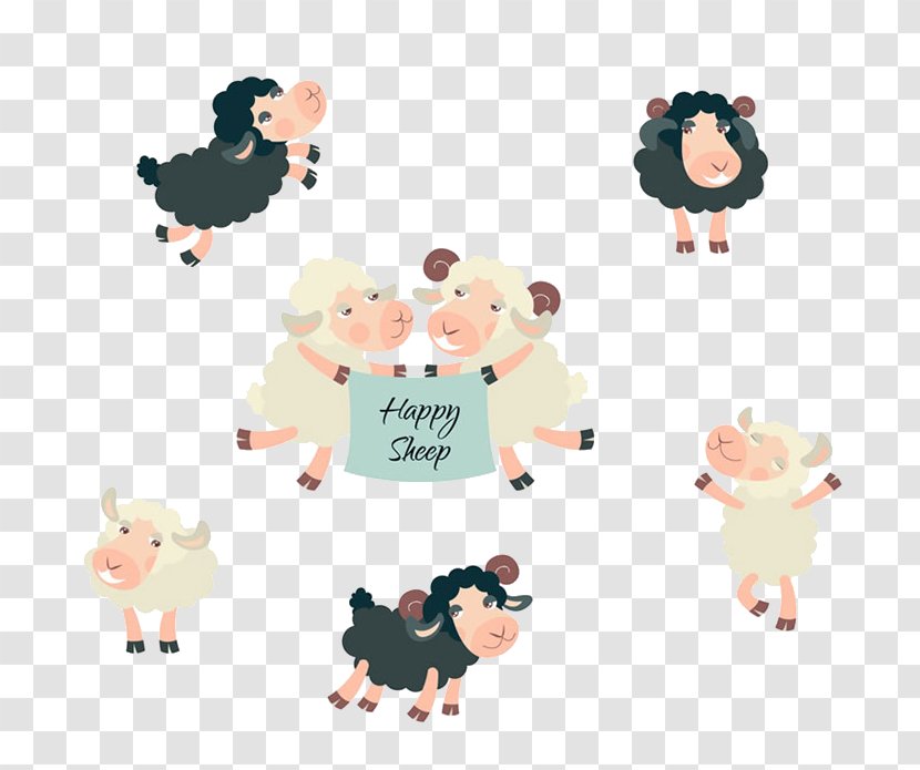 Sheep Euclidean Vector - Pink Transparent PNG