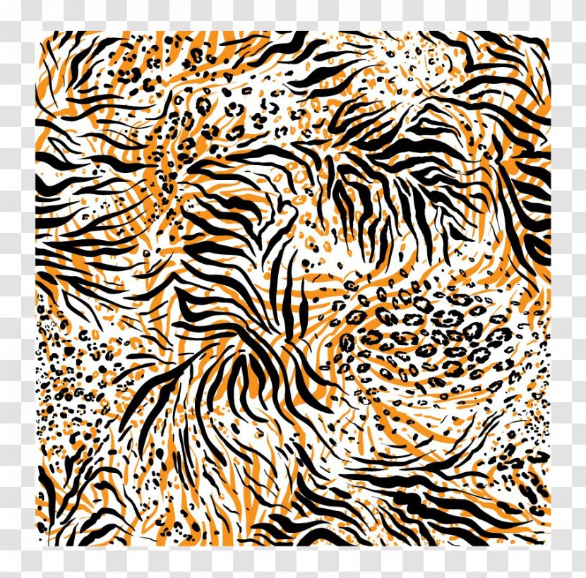 Tiger Cheetah Pattern - Cat Like Mammal - Computer Mouse Transparent PNG