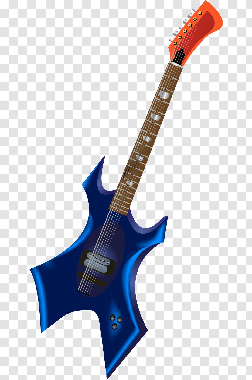 Electric Guitar - Cartoon - Musical Instruments Transparent PNG