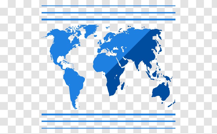 World Map Globe - Sky - A Blue Transparent PNG