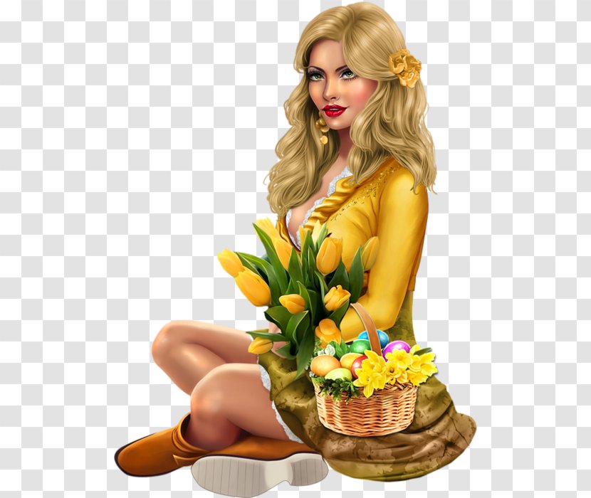 Julie Bell Woman Easter - Flower Transparent PNG