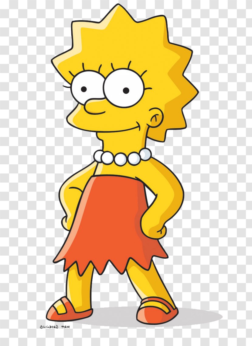 Lisa Simpson Marge Bart Maggie Family - Simpsons Transparent PNG