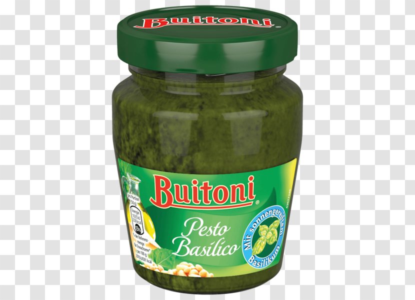 Buitoni Pesto Basilico Condiment Food - Basil Transparent PNG