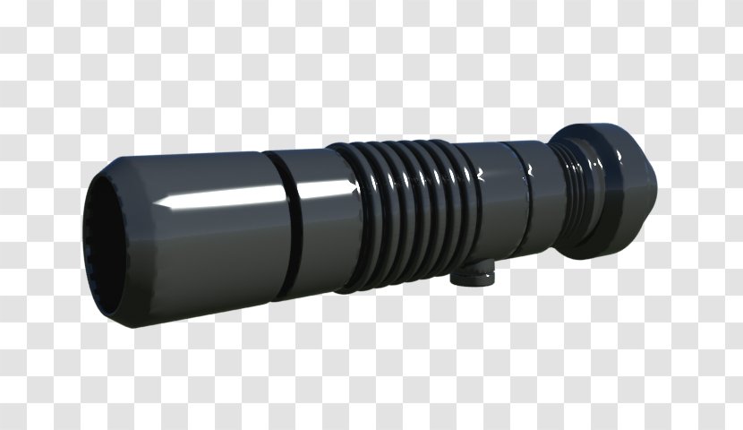 Monocular Plastic Cylinder Flashlight Computer Hardware - Light Saber Transparent PNG