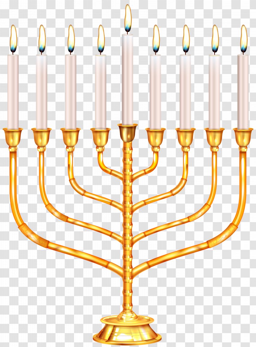 Menorah Celebration: Hanukkah Clip Art - Celebration - Judaism Transparent PNG