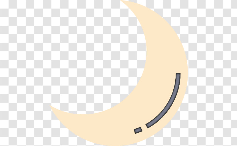 Circle Crescent Beige Font Symbol Transparent PNG
