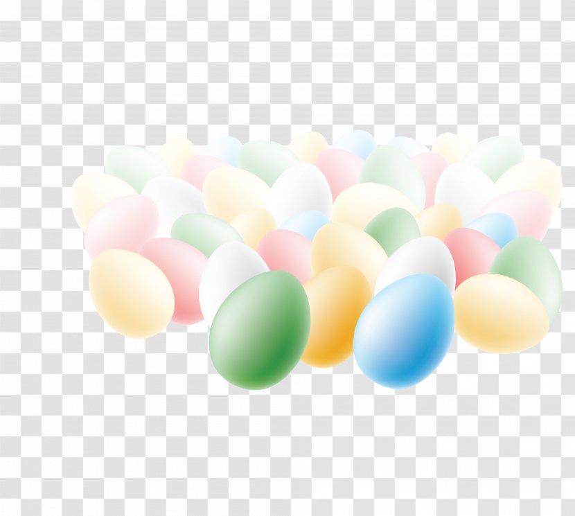 Egg - Vector Color Accumulation Transparent PNG