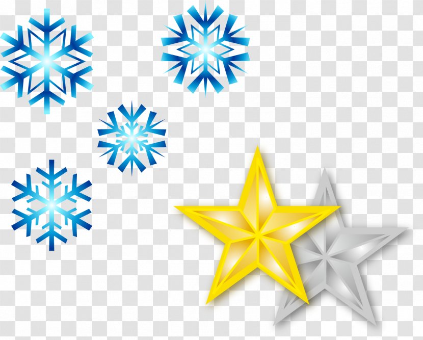 Snowflake Christmas Clip Art - Raster Graphics - Free Snowflakes Elements Pull Transparent PNG