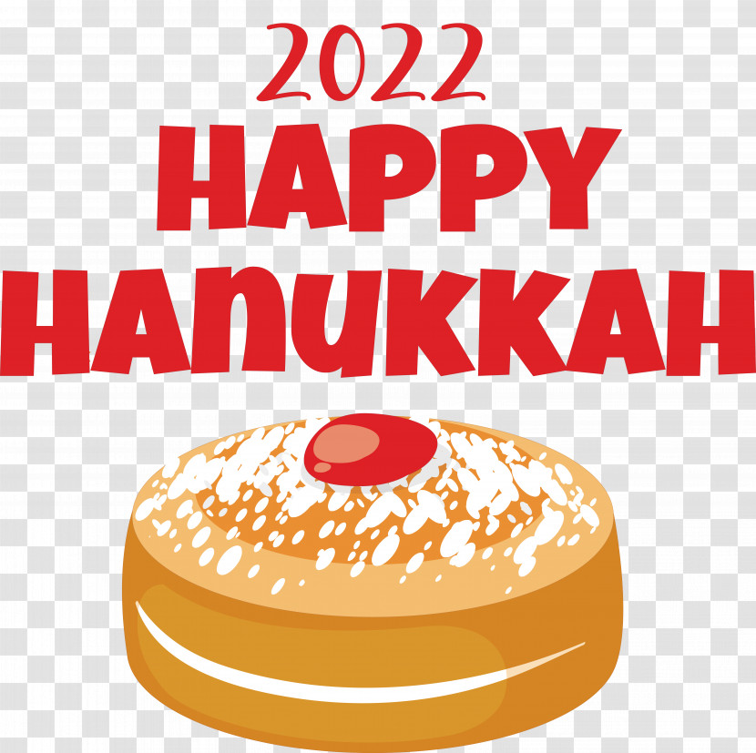 Happy Hanukkah Lighting Dreidel Sufganiyot Transparent PNG