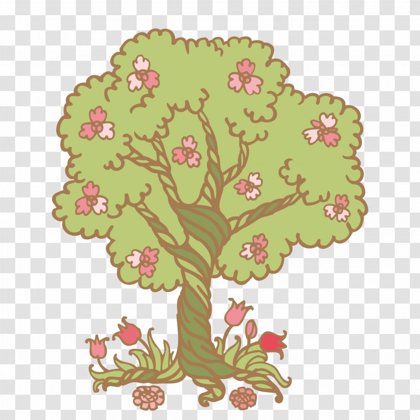 Freeware Clip Art - Cartoon Tree Transparent PNG