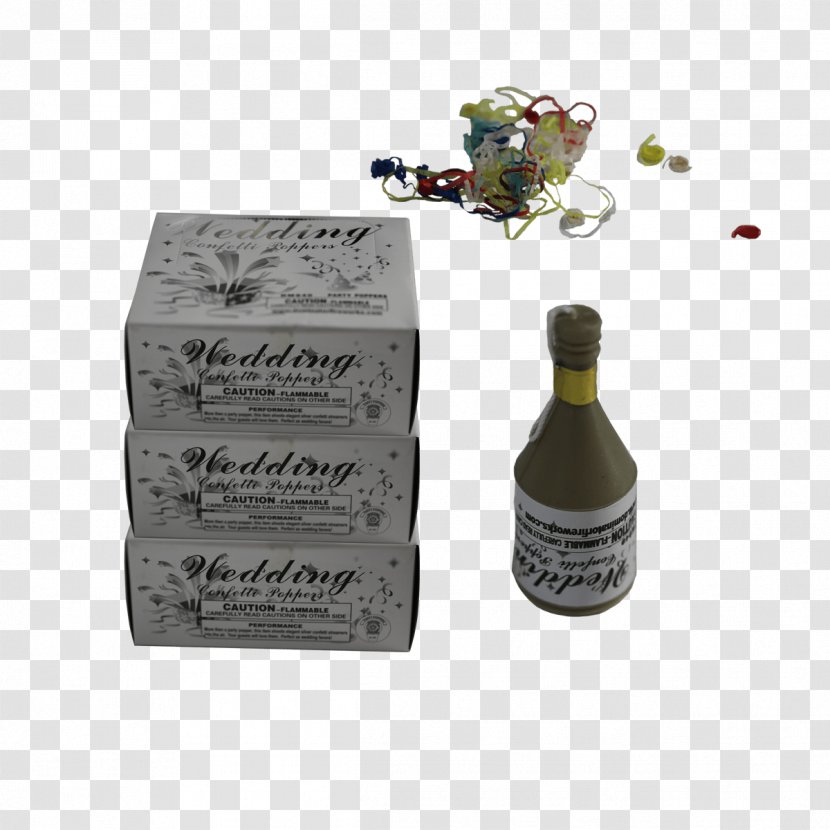 Party Popper Confetti Wedding Sparkler - Liqueur Transparent PNG
